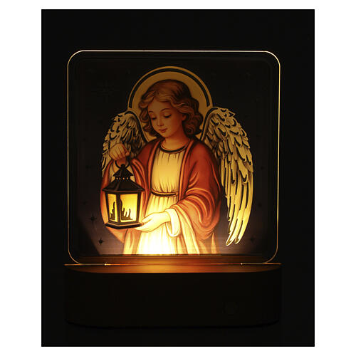 LED Warm White Angel Lamp by Valenti, 15x13 cm 3