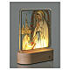 Night Light Lamp Our Lady of Lourdes, 15x13 cm Valenti s4