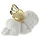 Estatua Ángel duermiendo alas color oro 5 cm s3