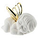Sleeping angel figurine with gold wings, 5 cm s2