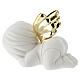 Sleeping angel figurine with gold wings, 5 cm s4