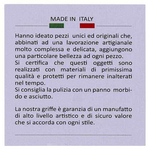 Anjo cor cinza-acastanhado 10 cm apoiado numa lanterna 5