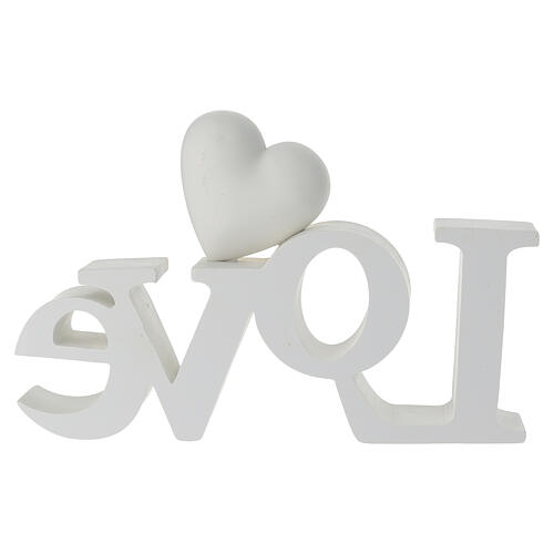 Bomboniera Bagutta scritta love cuore dorato 15x25 cm 5