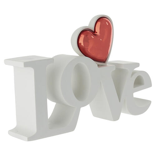 Remerciement love cœur rouge 16x25 cm Bagutta 4