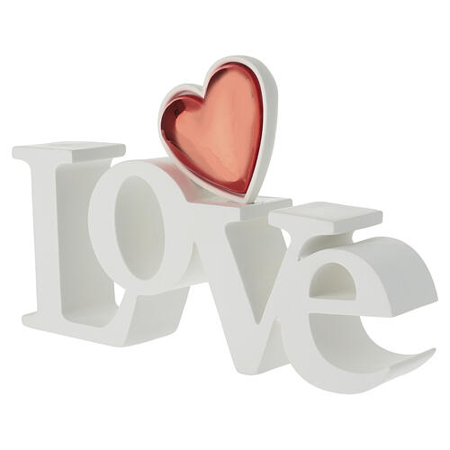 Lembrança "Love" com coração vermelho 16x25 cm Bagutta 3