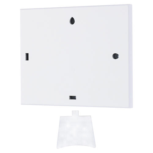 Tableau Sainte Famille en argent bilaminé, finition argent 15x20 cm 2