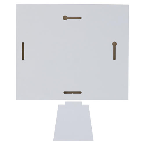 Wooden frame with silvered Holy Family, 8x10 in 2