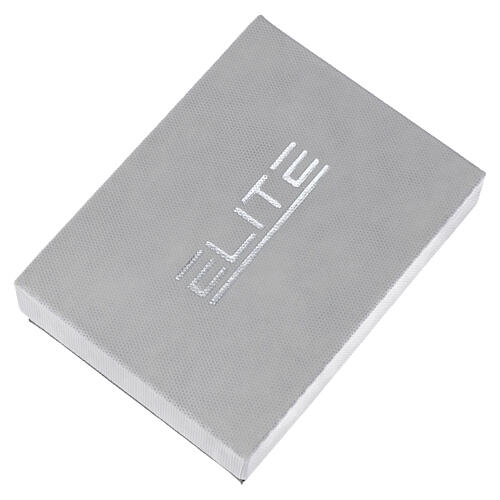 Holy Family wall plaque, silver bilaminate with silver and white finish, 22x40 in 3