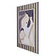 Holy Family picture with wooden frame, 16x14 in s2