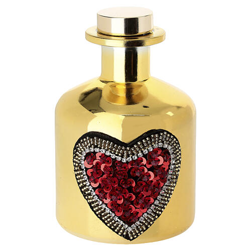 Wedding favour, gold air freshener with heart, Bagutta, 180 ml 3