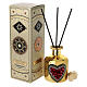 Bomboniera matrimonio profumatore oro con cuore Bagutta 180 ml s1