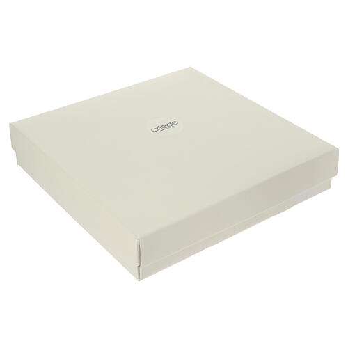 Cornice portafoto vetro con bilaminato argento Albero della Vita 25x20 cm 5