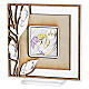 Quadro linea Genuine Prima Comunione cornice legno chiaro 10x10 cm s1
