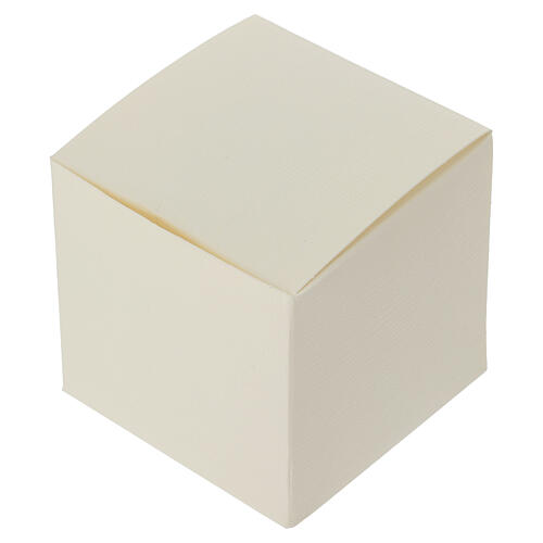 Scatolina simbolo Cresima vetro 5x5 cm 4