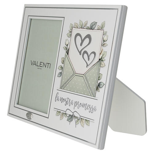 Bilderrahmen von Valenti für den Hochzeitstag zum Aufstellen für Foto 15 × 10 cm, 20 × 25 × 10 cm 4