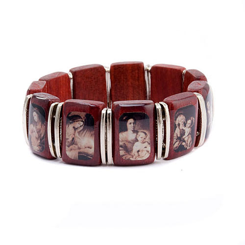 Multi-image wood bracelet 3