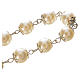 Ten pearlette  beads rosary bracelet s3
