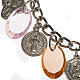 Bracelet with colored and silver medals s4