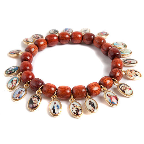 Pulsera multi-imagen madera 1