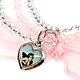 Heart and angels bracelet for babies s2