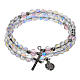 Cristal spring rosary bracelet s1