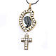 Anhaenger Madonna und Kreuz Strass s1