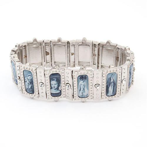 Silvery multi-image bracelet 1