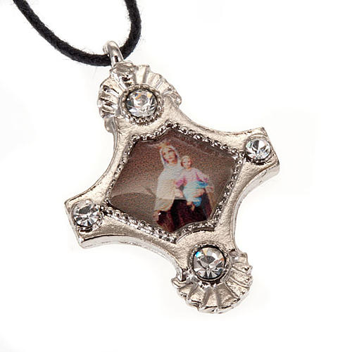 Pendant with strass cross 2