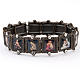 Multi-image bracelet with strass s1