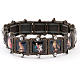 Multi-image bracelet with strass s2
