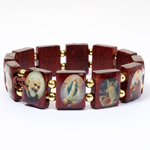 Armband Multibilder lackierte Holz 3