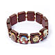 Armband Multibilder lackierte Holz s1