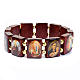 Armband Multibilder lackierte Holz s2
