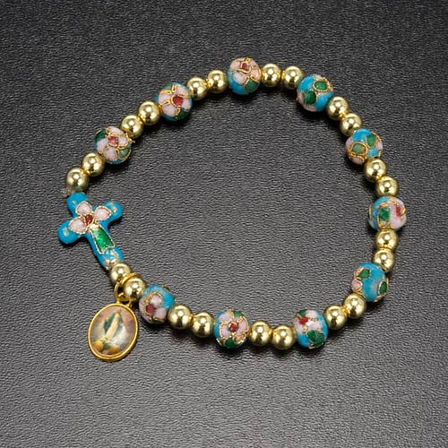 Bracciale decina cloisonnè  immagine 4