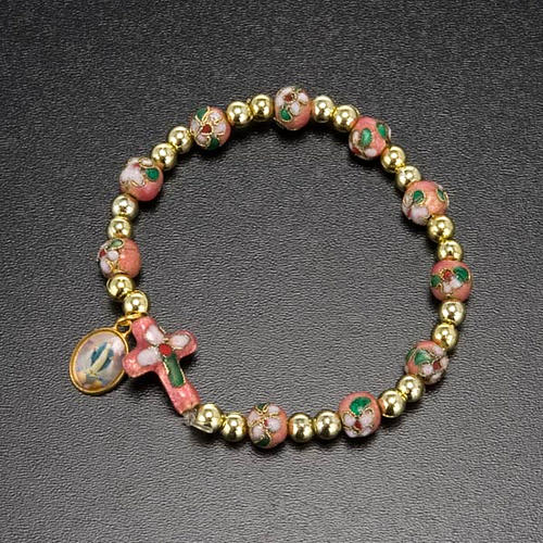 Bracciale decina cloisonnè  immagine 6