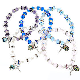 Pulseiras Variadas: Pulseira contas cristal strass