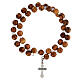 Olive wood spring rosary bracelet s2