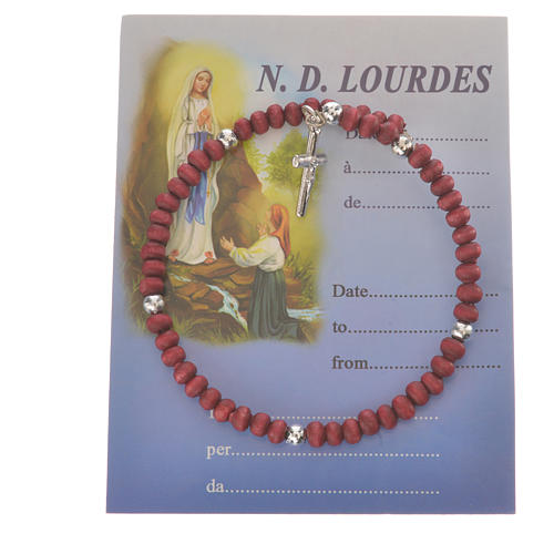 Ten-beads Rosary Bracelet perfumed wood 4mm 1