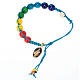 Wooden beads rope bracelet s4