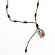 Pulsera decena cuerda regulable Pío de Pietrelcina - Virg s3