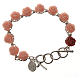 Single decade bracelet with roses s1