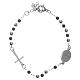 316L stainless steel rosary bracelet, black s2