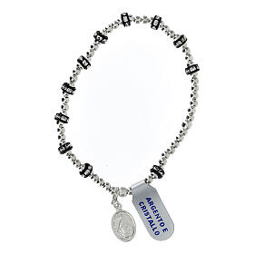 Bracciale elastico Argento 925 e strass