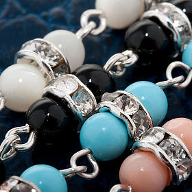 Silver bracelet and gemstone