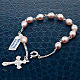 Bracciale decina argento 925 e perle di fiume s5