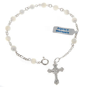 Bracelets en argent: Bracelet argent et nacre