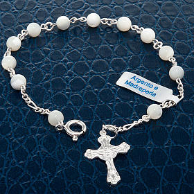 Pulseiras de Prata: Pulseira prata 925 e madrepérola Pulseiras de Prata: Pulseira prata 925 e madrepérola