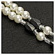 Brazalete rosario Medjugorje perlas blancas s3