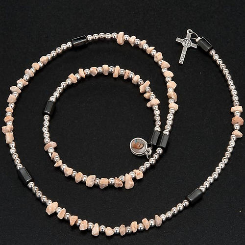 Medjugorje rosary bracelet stone beads 3