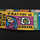 Prayer bracelet in fabric, Hail Mary ENG s3